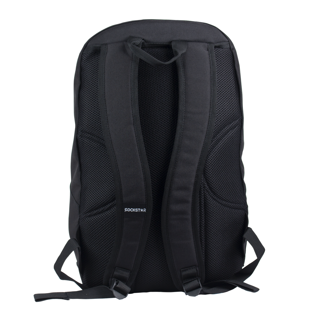 Mochila skate porta patineta color negro, Rockyo Catrina, modelo C1