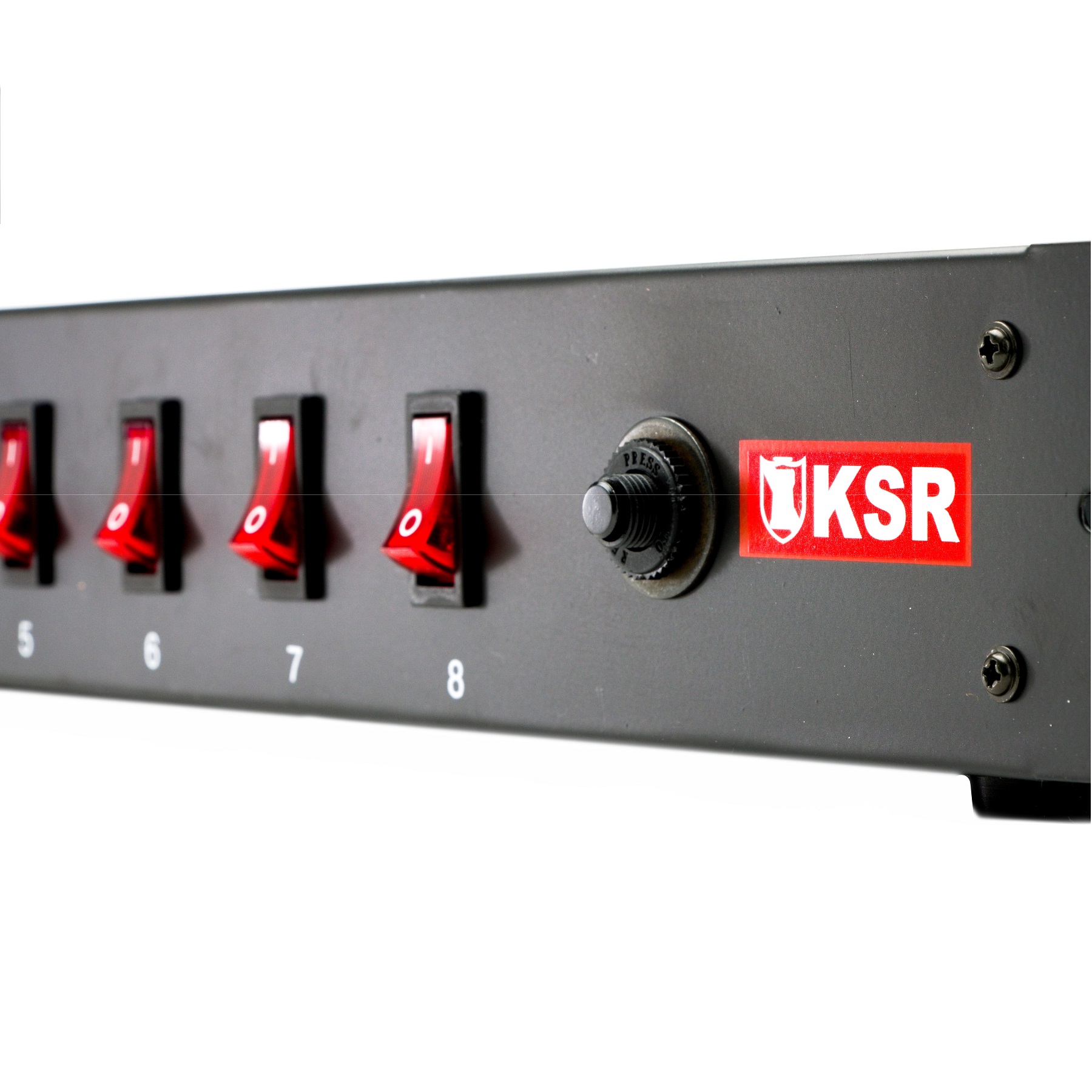 Barra Switchera Para Rack O Uso Lineal 8 Contactos
