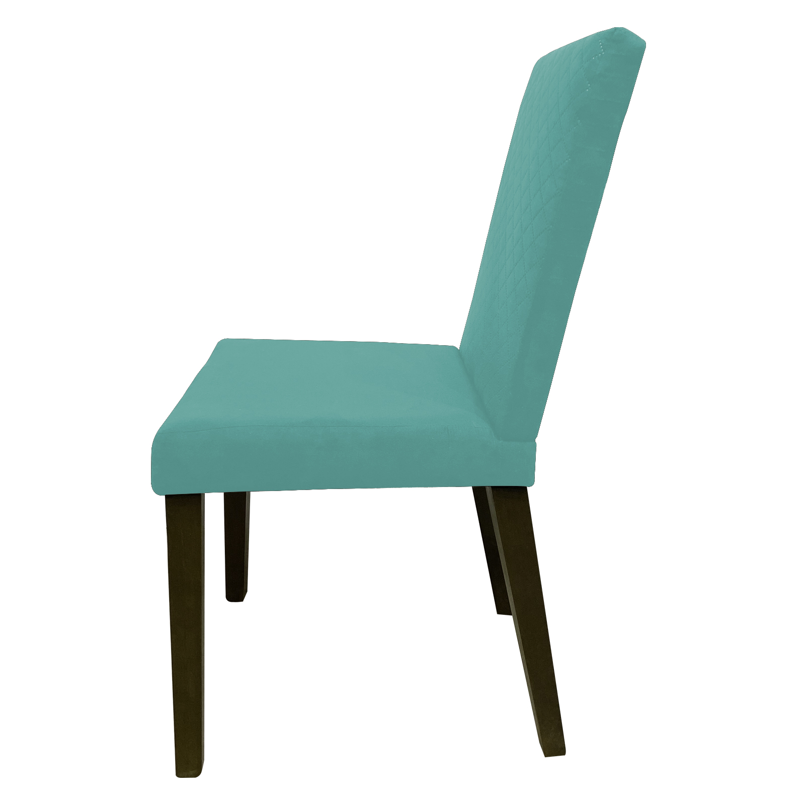 Set de 2 Sillas Para  Comedor Modernas Tapizadas Velvet Aqua