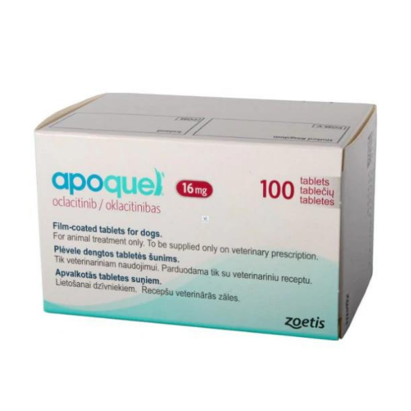 Apoquel Zoetis tabletas Vs Dermatitis Atópica Y Alérgica 100 tabletas 16g