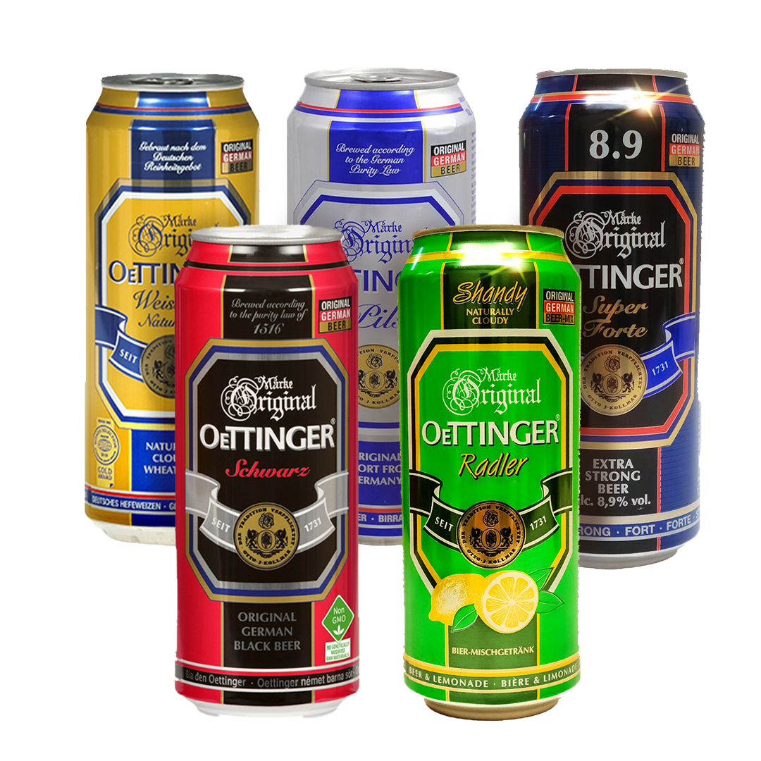 Five Pack Cerveza Oettinger Mix 500ml c/u