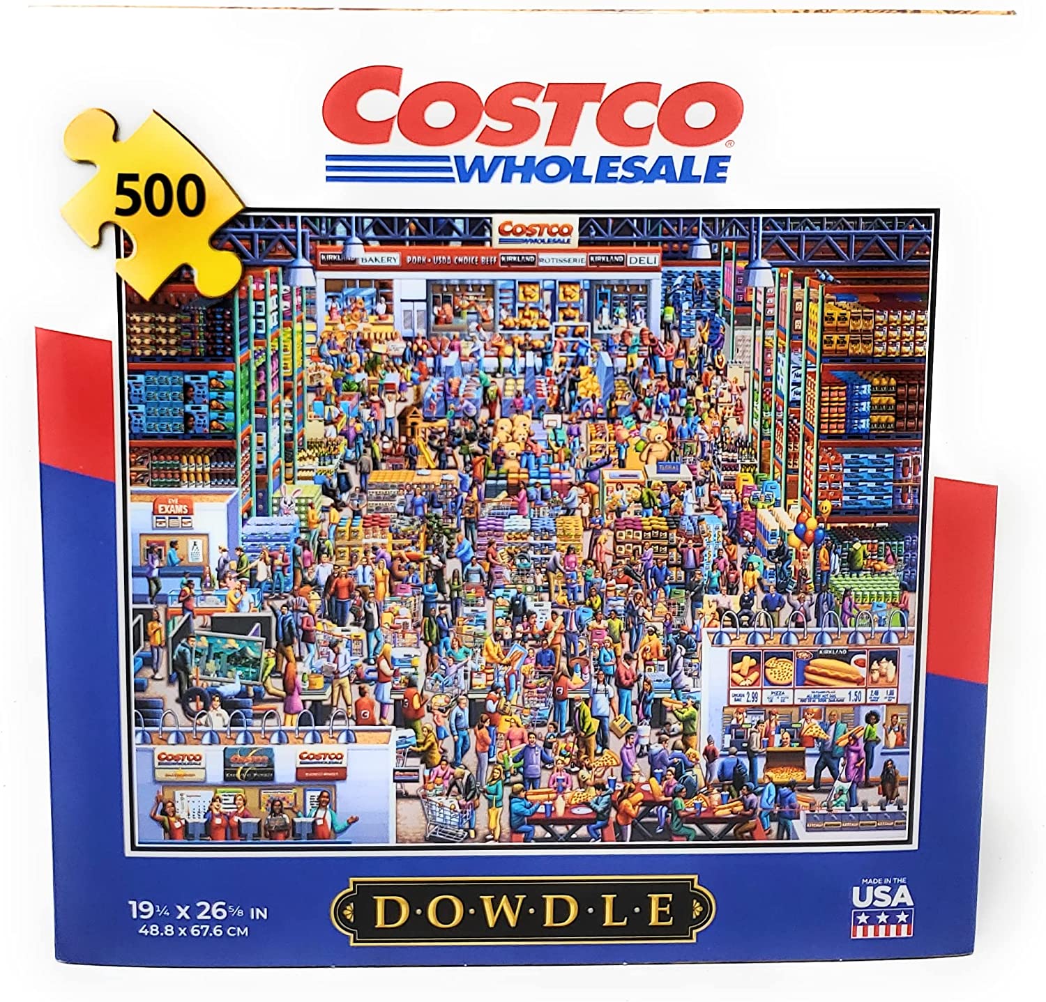 Rompecabezas Dowdle Costco Wholesale 500 Piezas