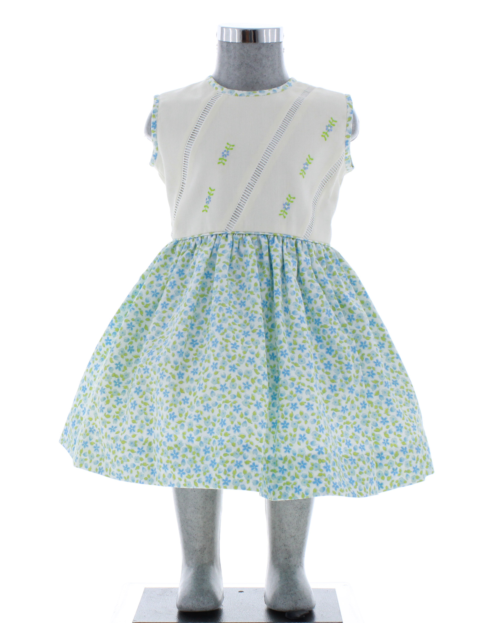 Vestido Niña Floreado 2861 1 a 10 años.