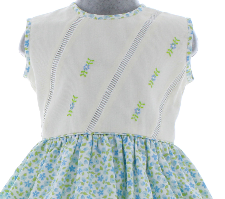 Vestido Niña Floreado 2861 1 a 10 años.