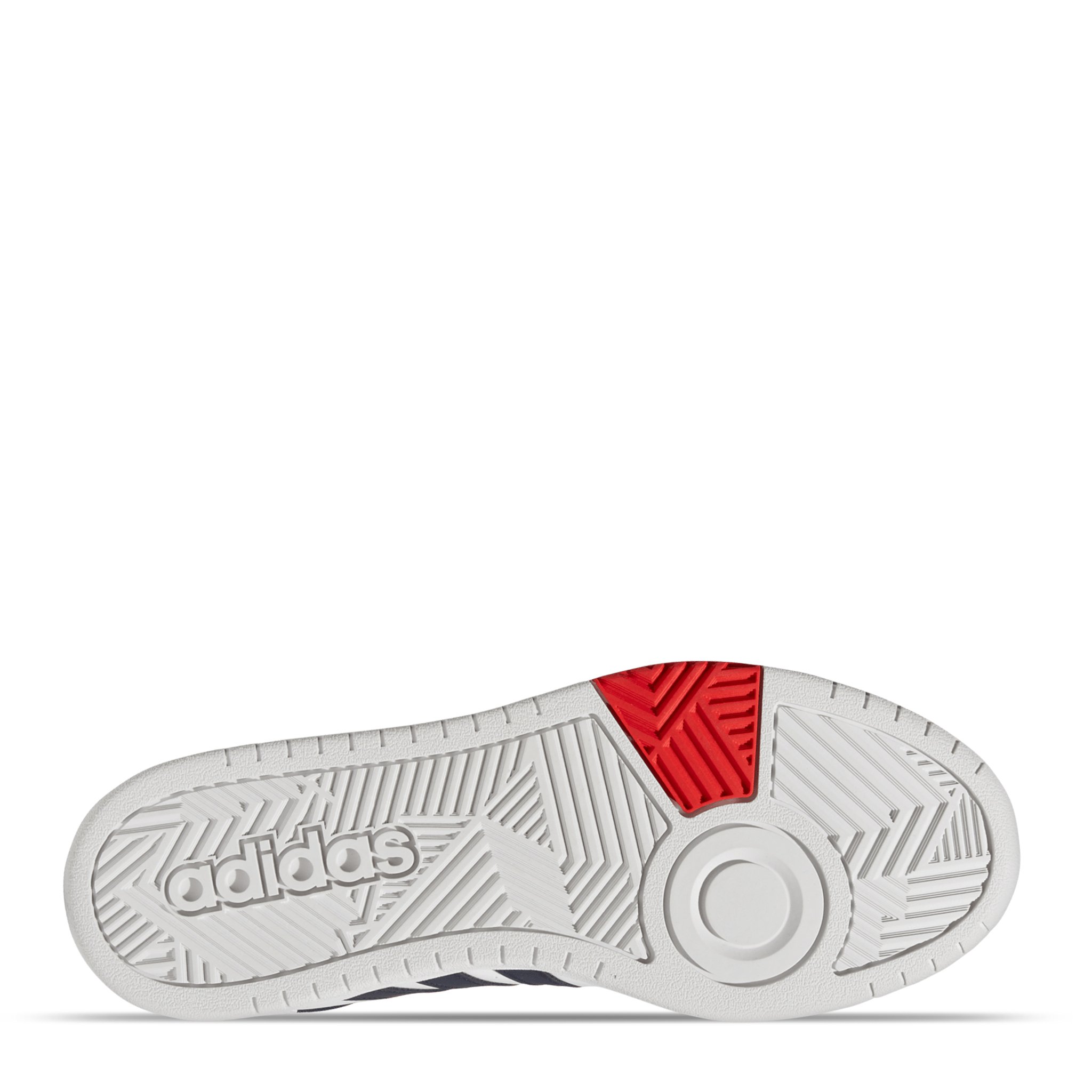 Tenis Adidas Hoops 3.0 Mid White Vivid Red GY5543