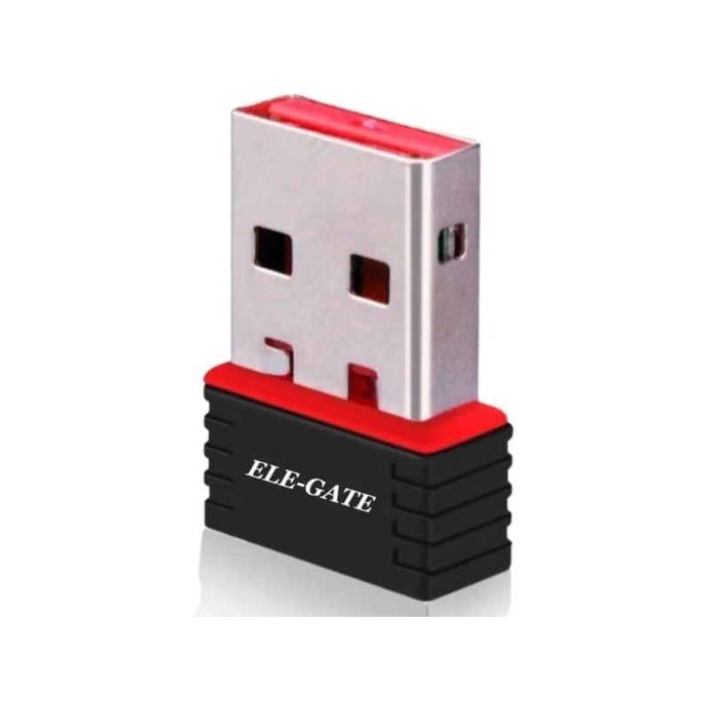 Tarjeta Red Inalámbrica WIFI USB Nano Ele-Gate WL04 Color Negro