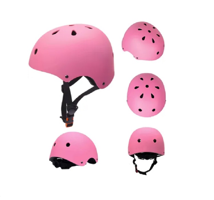 Casco De Bicicleta Para Niños 3 A 8 Años Malubero Color Rojo