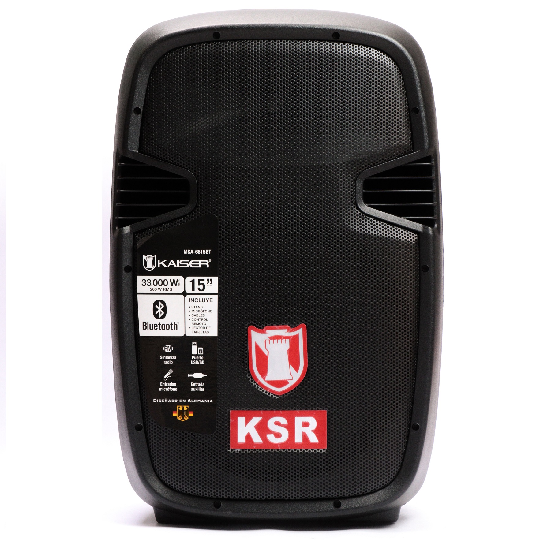 Bafle Profesional Kaiser Msa-6515bt / 15 Pulgadas Con Tripie