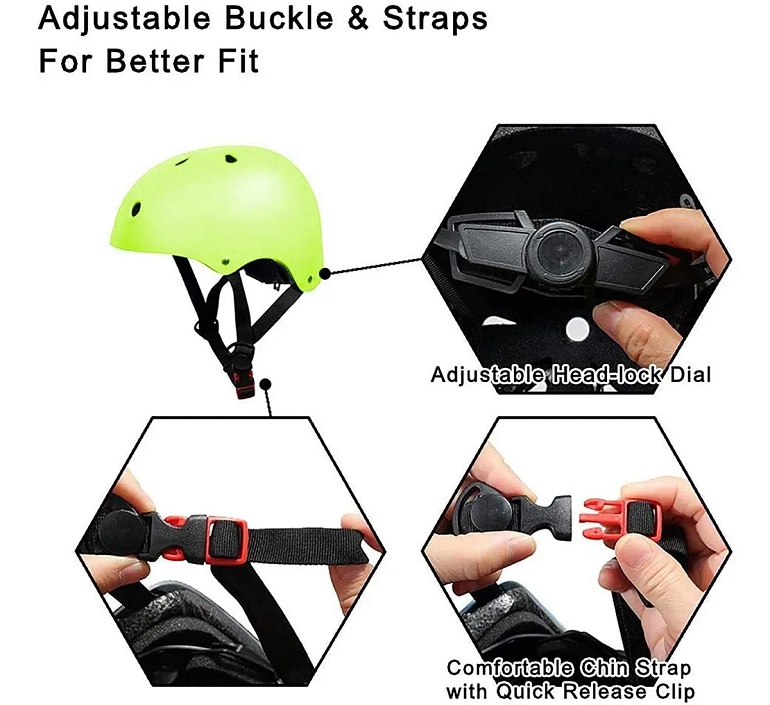 Casco De Bicicleta Para Niños 3  a 8 Años Verde