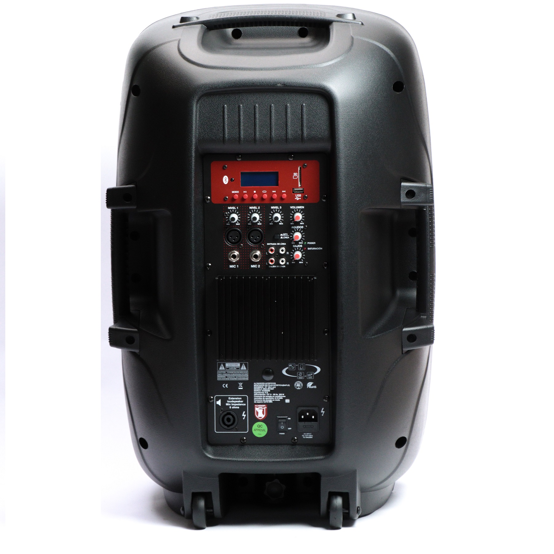 Bafle Profesional Kaiser Msa-6515bt / 15 Pulgadas Con Tripie