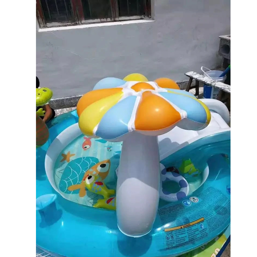 PISCINA INFLABLE CON TOBOGAN DE AGUA PARA NIÑOS ACUATICO