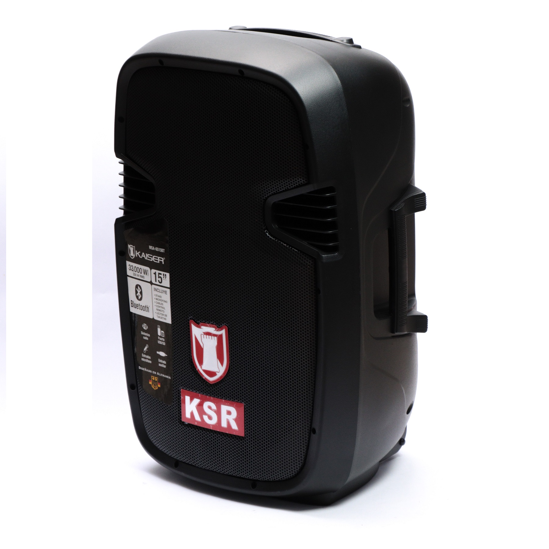 Bafle Profesional Kaiser Msa-6515bt / 15 Pulgadas Con Tripie INCLUIDO