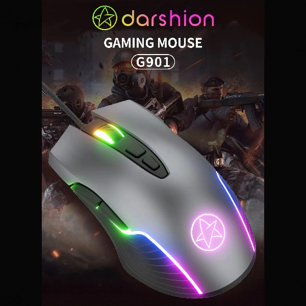 Mouse gamer Luz led RGB
