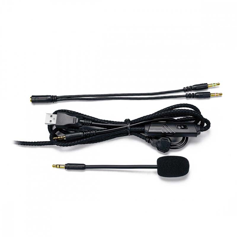 DIADEMA YEYIAN PROUD SERIE 3500 2X3.5MM RGB YDG-33405 NEGRO