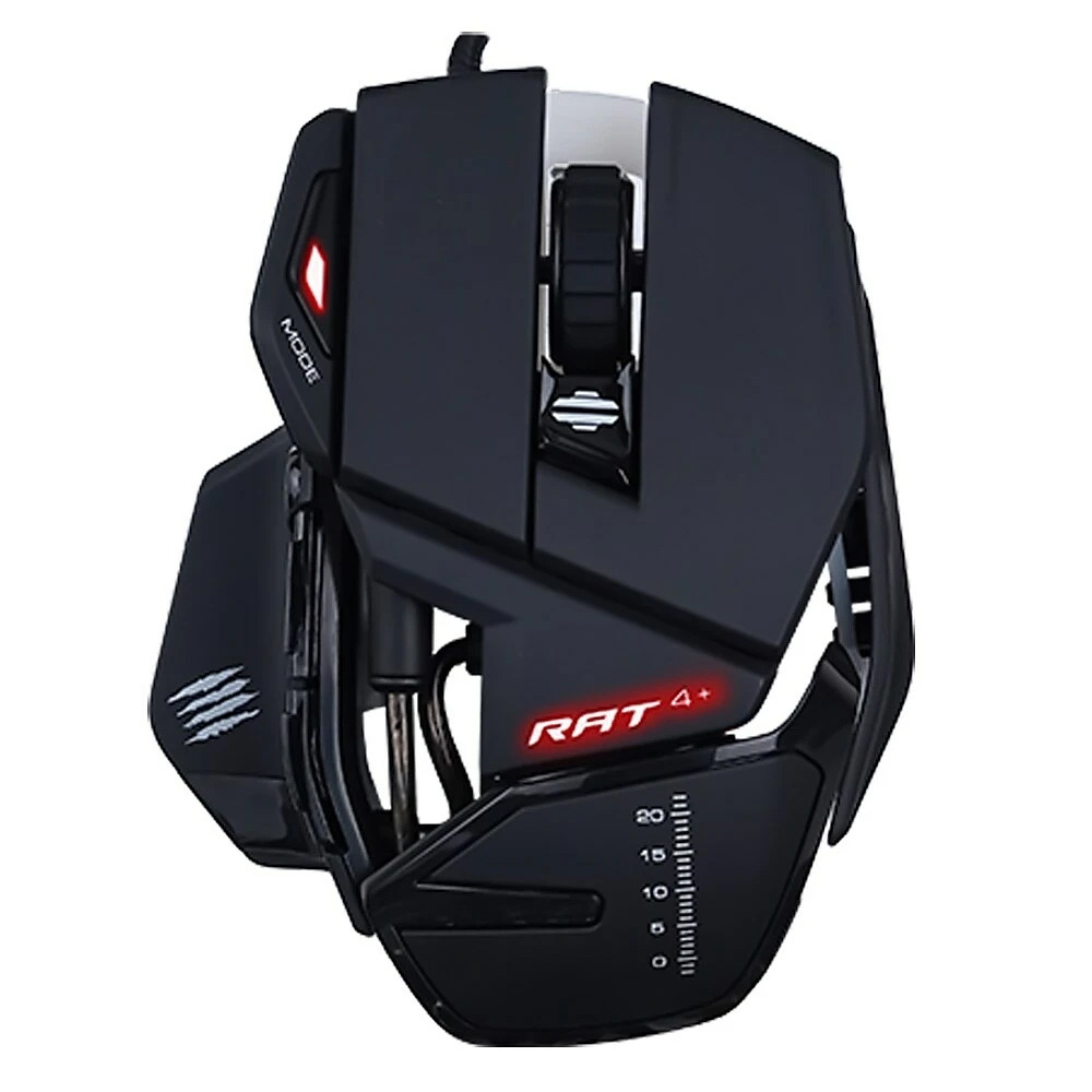 Mouse Gaming Mad Catz R.A.T. 4+ Negro