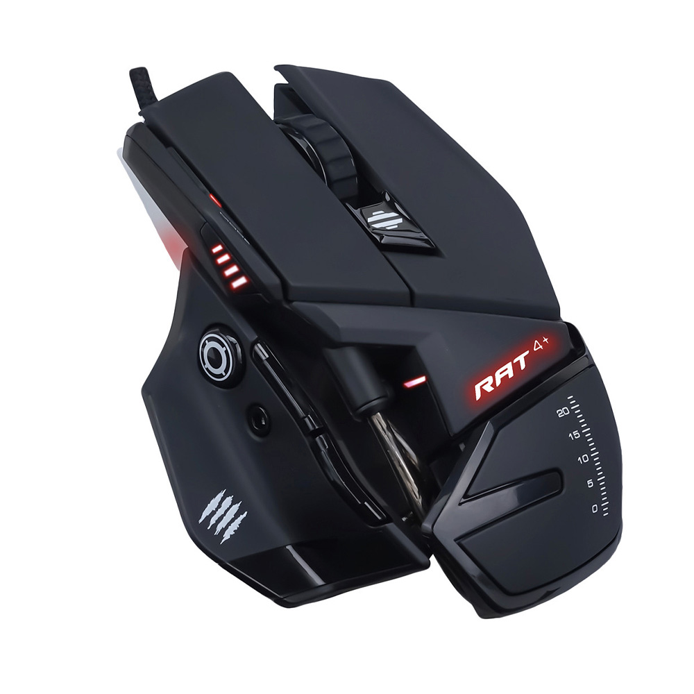 Mouse Gaming Mad Catz R.A.T. 4+ Negro