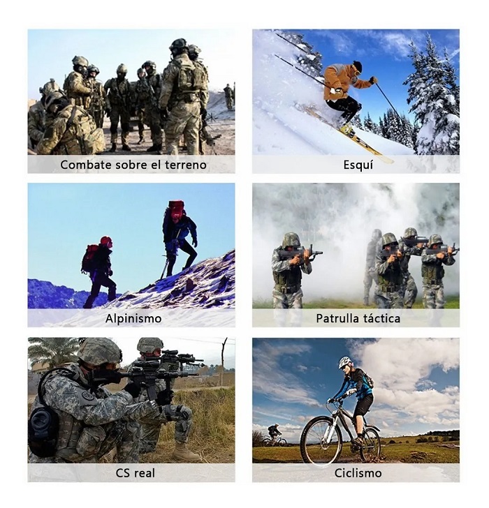 Rodillera Y Codera Táctica Militar Para Bicicleta