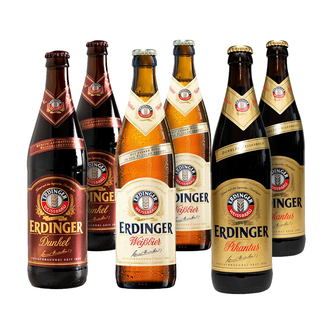 Six Pack Cerveza Erdinger Mix 500ml c/u