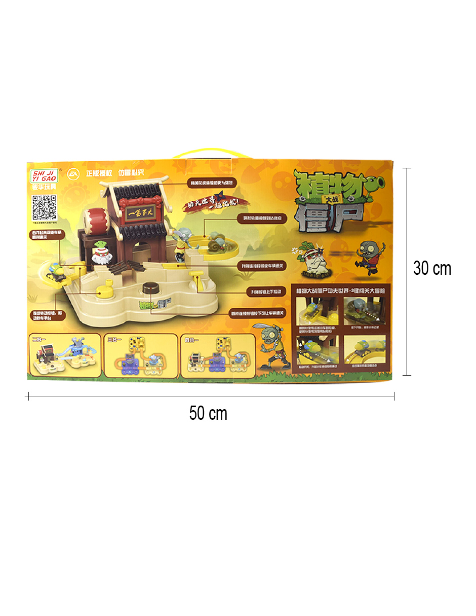 Juego Tablero Muñecos Plantas Vs Zombies Juegos Niños  H28053