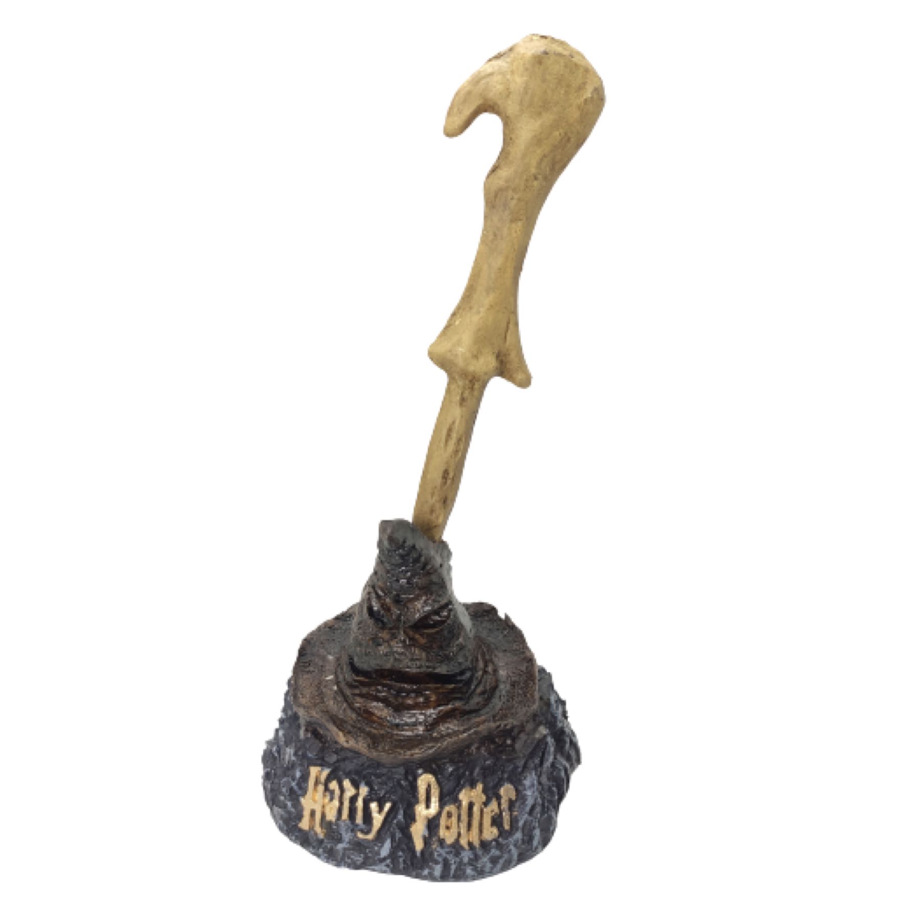 Harry Potter Pluma Varita + Base Sombrero Seleccionador Slytherin Tom Sorvolo Ryddle Lord Voldemort