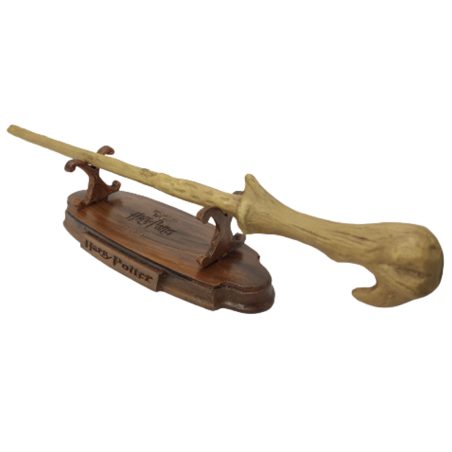 Cosplay Varita Mágica Harry Potter de Resina con Núcleo Metálico + Base Exhibidor Universal Slytherin Tom Sorvolo Ryddle Lord Voldemort