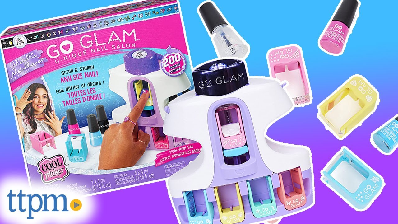 Go Glam Impresora De Uñas Nail Stamper Manos Y Pies Secador Spin Master