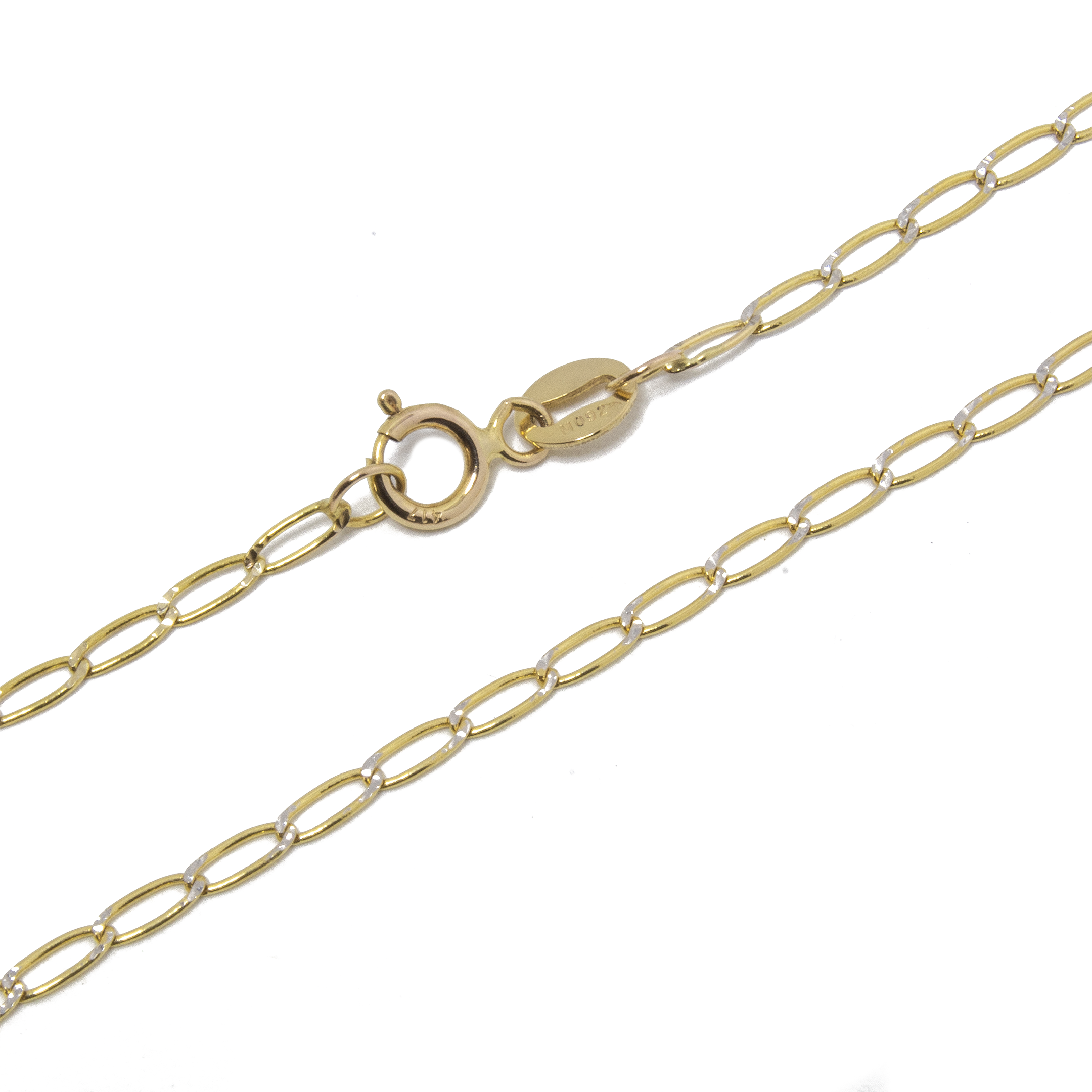 Cadena Inglesa Oro Italiano 10 Kilates. Oro Fino Joyería.