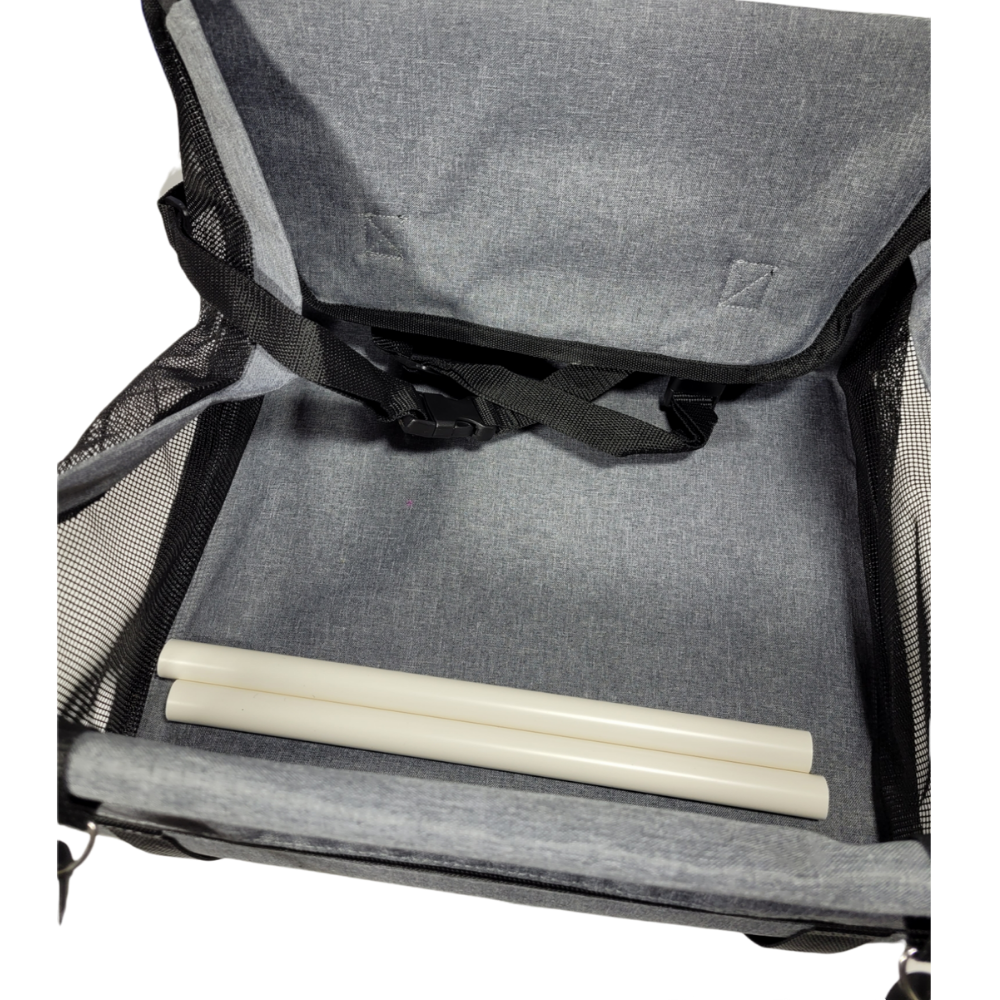 Asiento Elevador Tipo Canasta de Coche o Auto para Perro o Mascota, Impermeable, con Correa de Seguridad