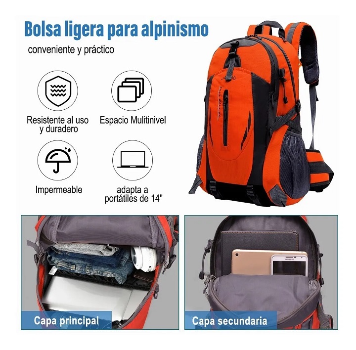 Mochila discount para alpinismo