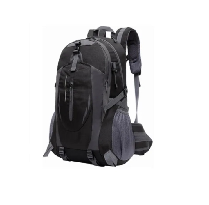 Mochila De Deporte Al Aire Bolso Para Alpinismo Impermeable Negra 