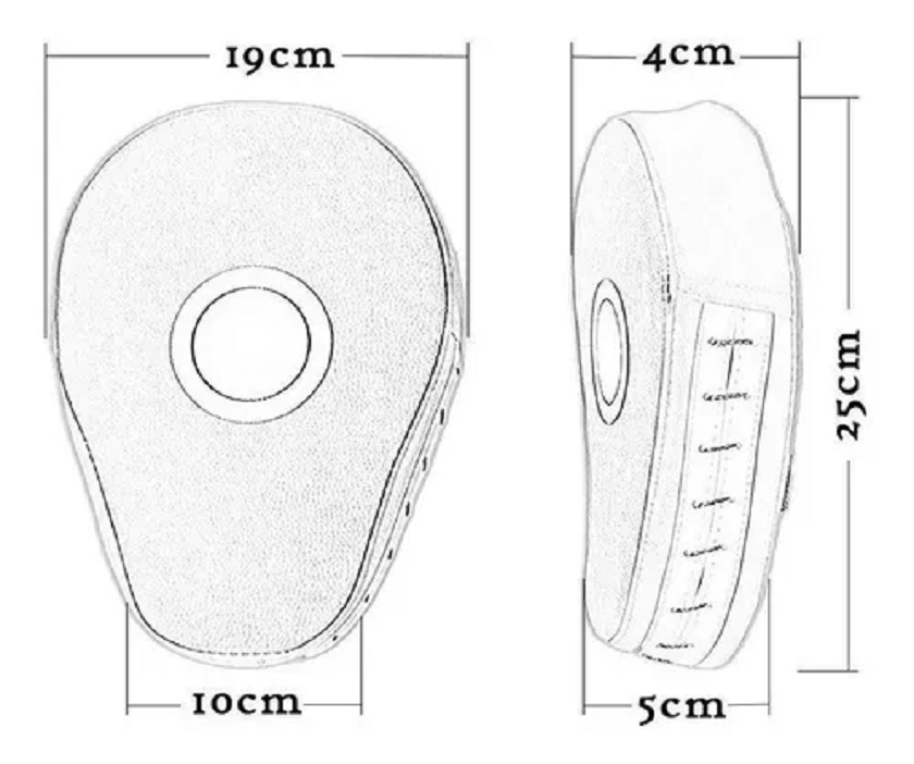 Par De Manoplas Para Boxeo y Artes Marciales Rojas