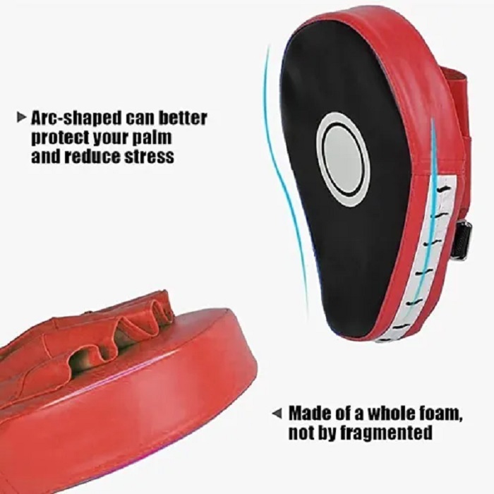 Par De Manoplas Para Boxeo y Artes Marciales Rojas