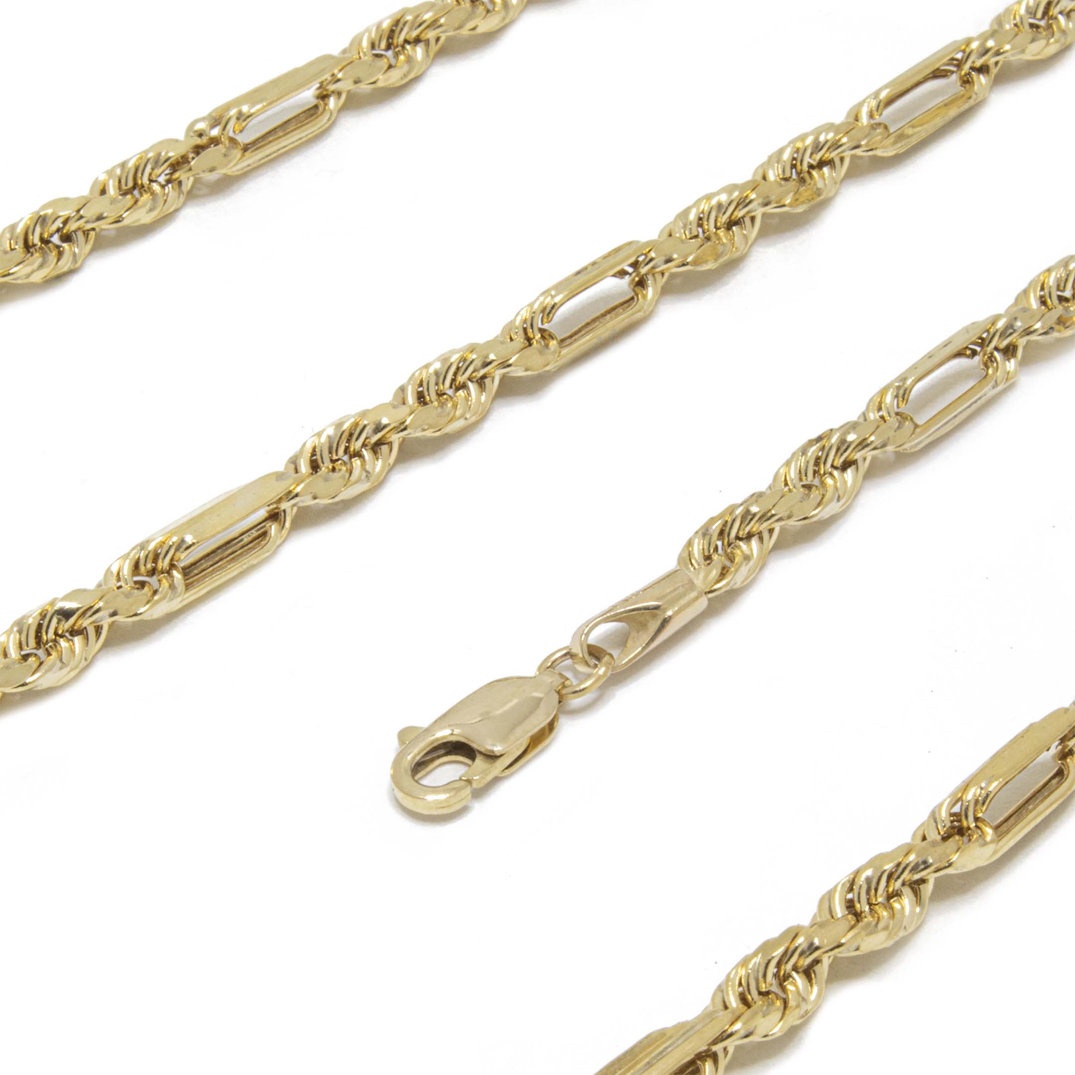 Cadena Torsal Oro Italiano 10 Kilates. 