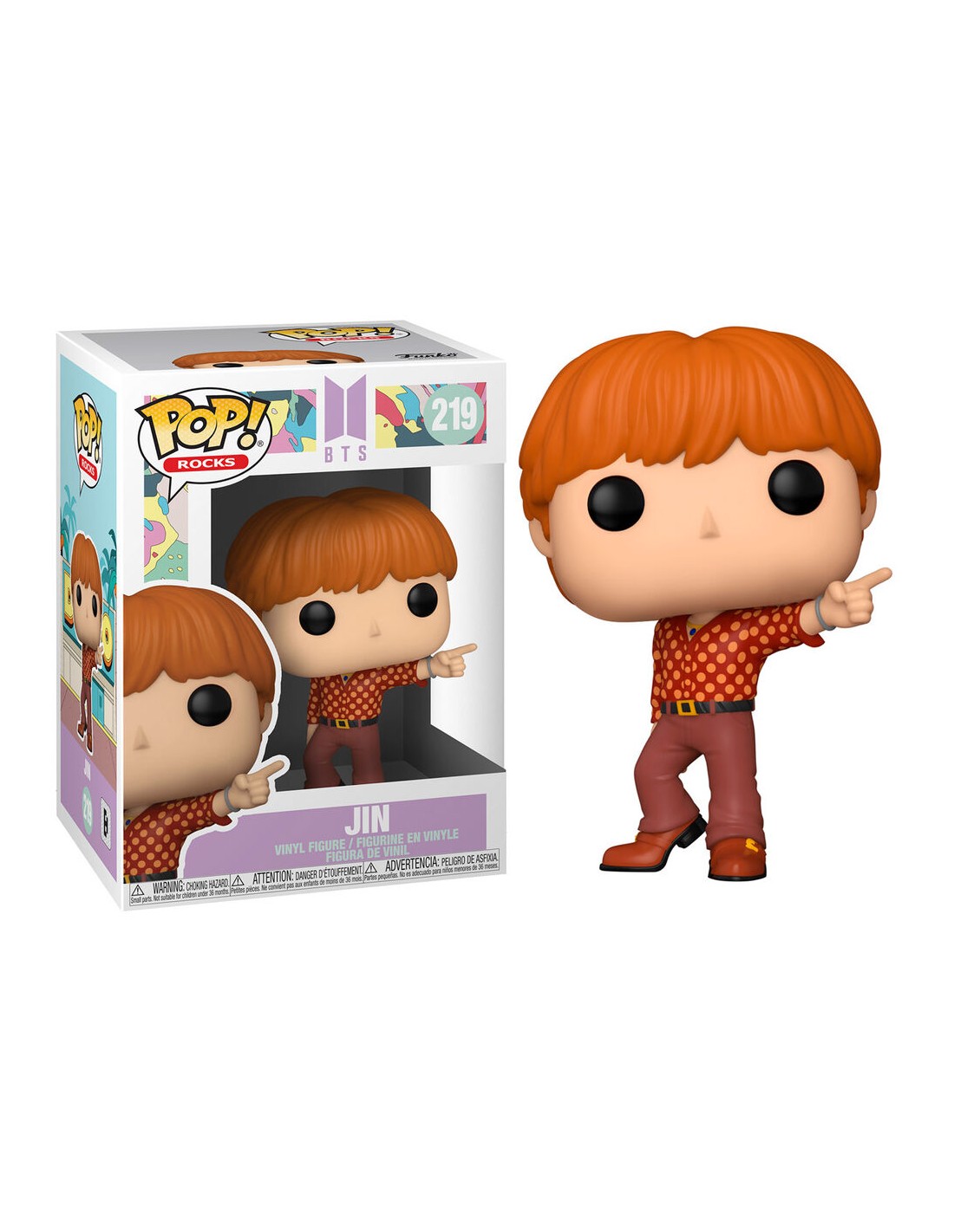 Funko Pop Rocks Jin BTS Dynamite #219 