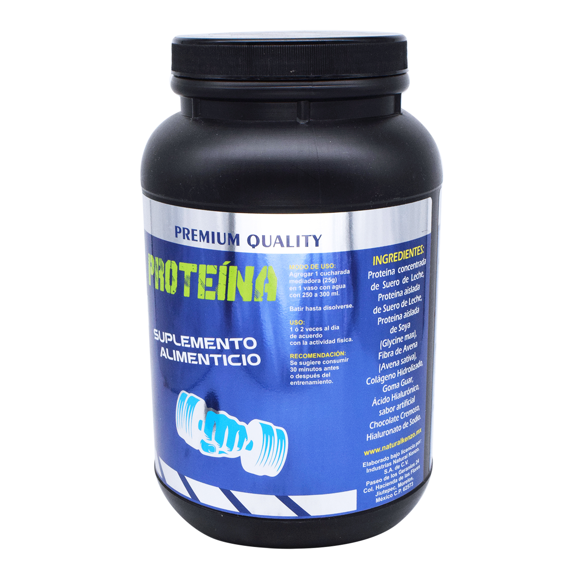 Whey Protein Delicioso Sabor Chocolate cremoso 1Kg | Con Colágeno Hidrolizado y Ácido Hialurónico | KENZO