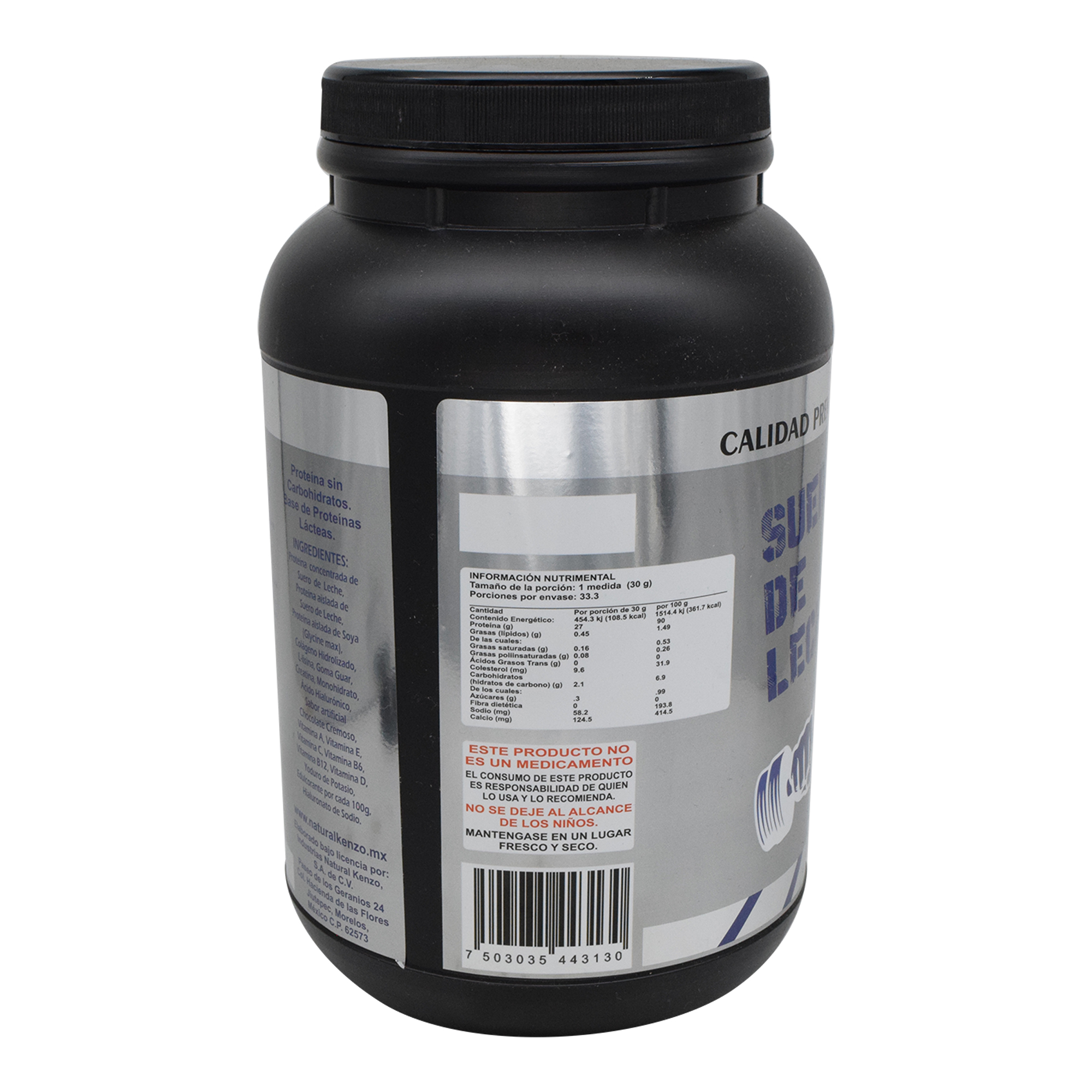 Zero Carb Sabor Chocolate Cremoso 1 kg| Con Colágeno Hidrolizado y Ácido Hialurónico | KENZO