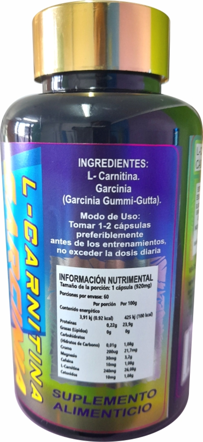 L - Carnitina Más Garcinia 60 capsulas | Kenzo