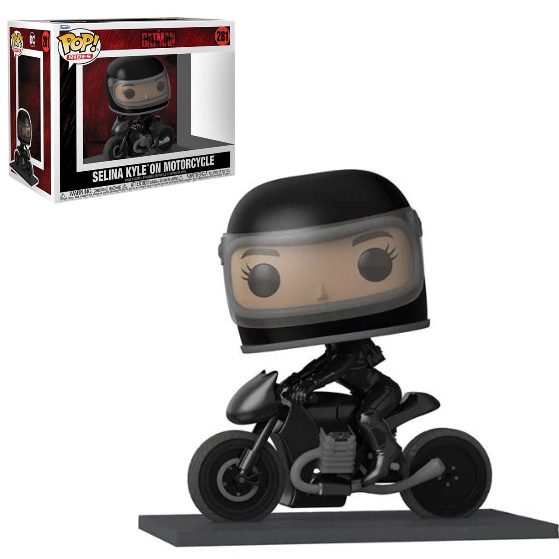 Funko Pop Selina Kyle En Moto 281 Deluxe Batman Dc Comics
