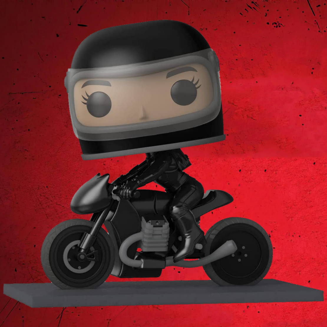 Funko Pop Selina Kyle En Moto 281 Deluxe Batman Dc Comics