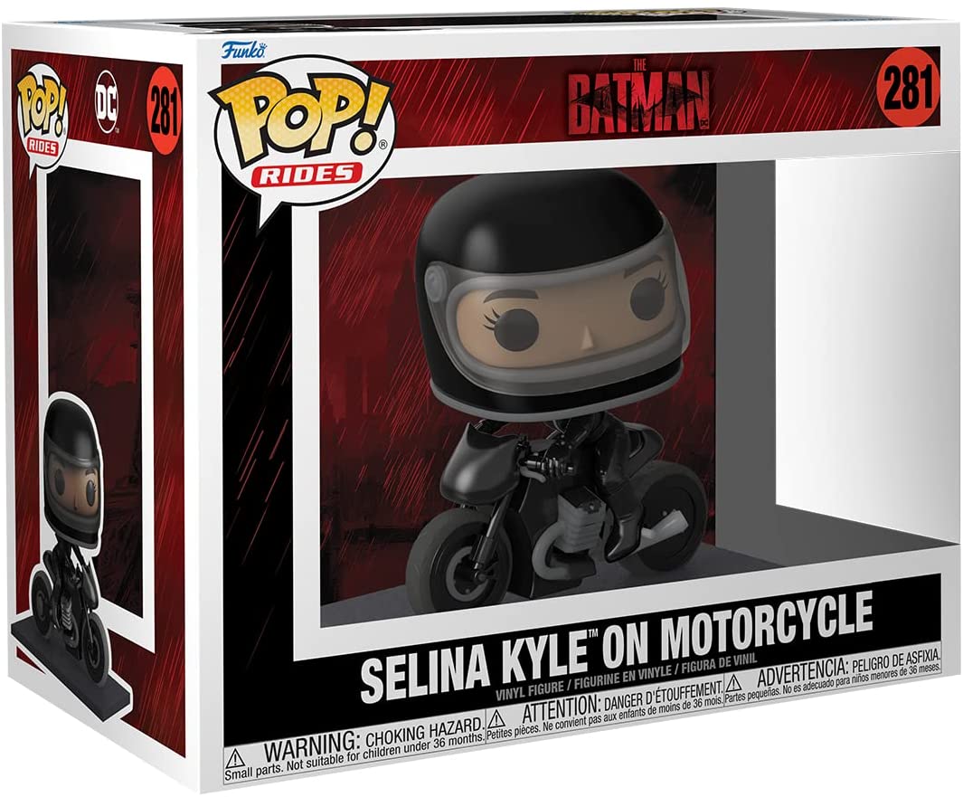 Funko Pop Selina Kyle En Moto 281 Deluxe Batman Dc Comics