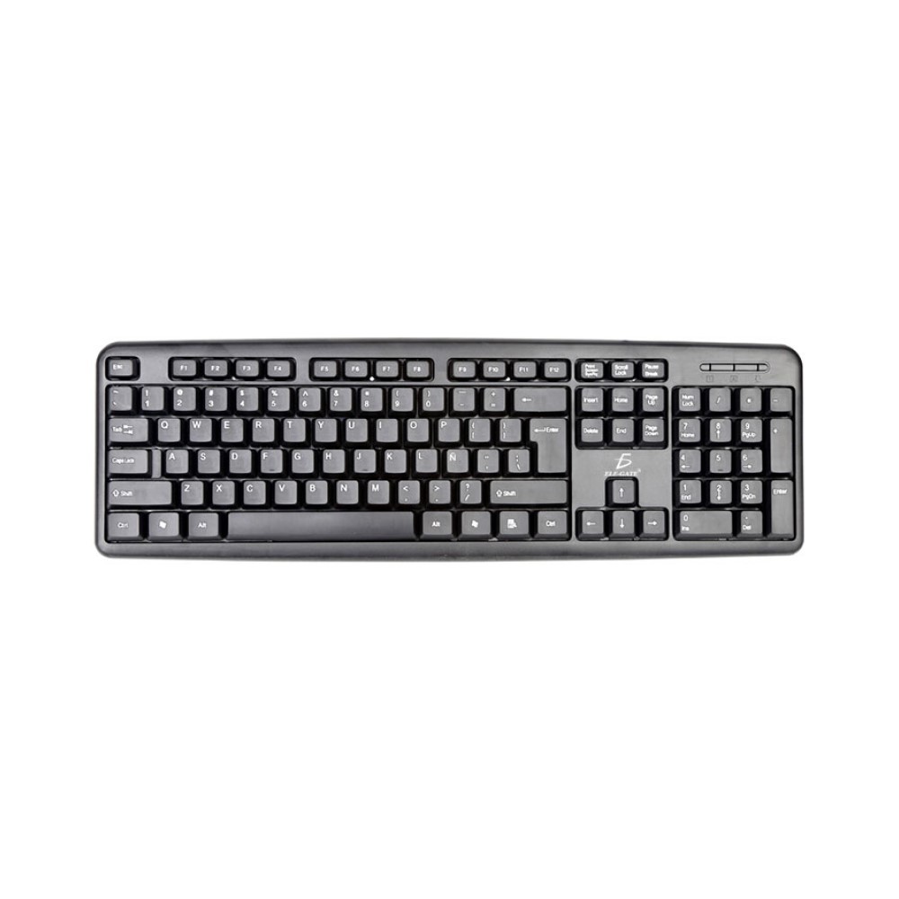 Teclado Estándar Slim Ele-Gate TC01 Color Negro