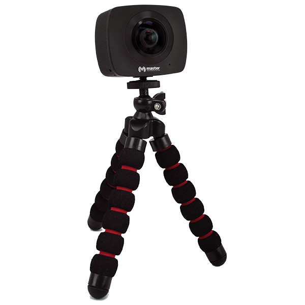 Camara Deportiva Sumergible Toma Videos en 360 Grados Incluye Carcasa y Tripie / Master / MS-360DOBLENTE