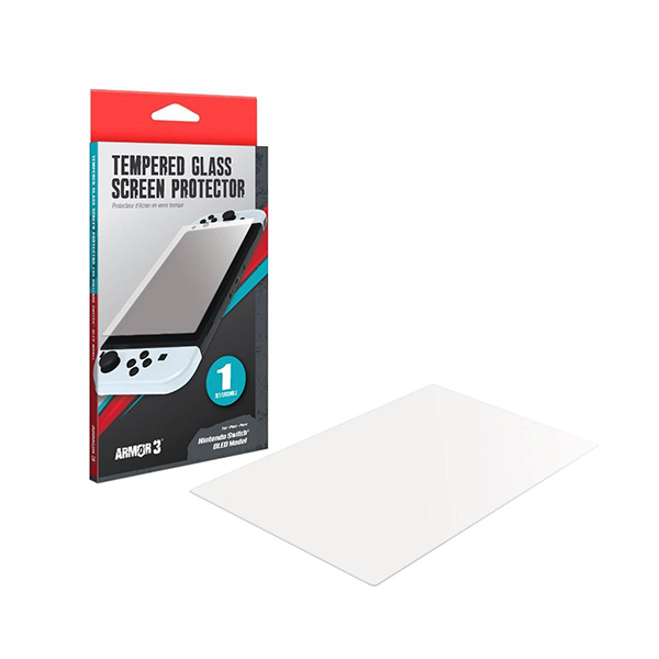 Protector De Pantalla De Vidrio Templado (Paquete Individual) Para El Modelo OLED De Nintendo Switch®