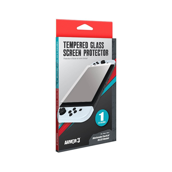 Protector De Pantalla De Vidrio Templado (Paquete Individual) Para El Modelo OLED De Nintendo Switch®