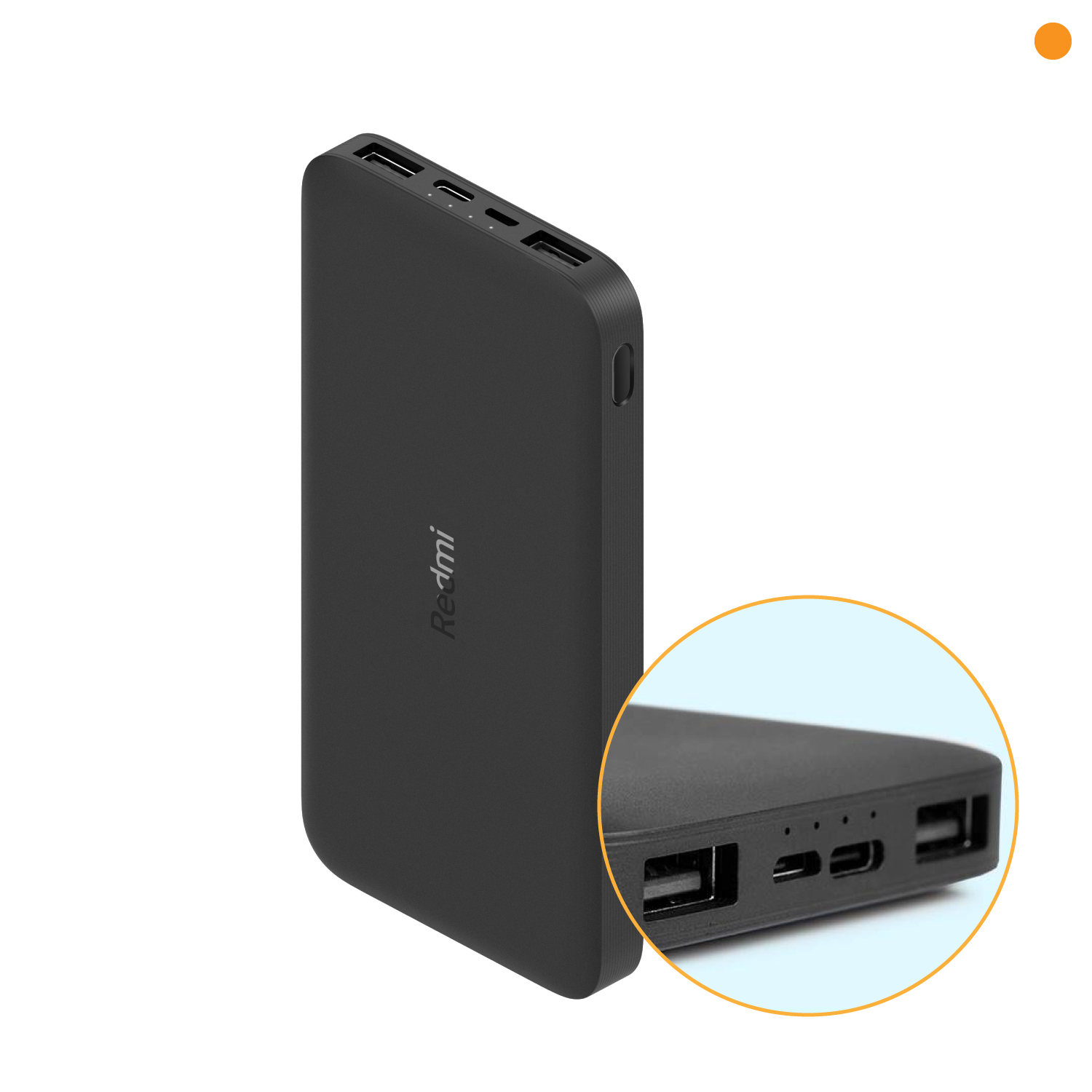 Bateria Portatil Xiaomi Redmi Power Bank 10000 - Negro