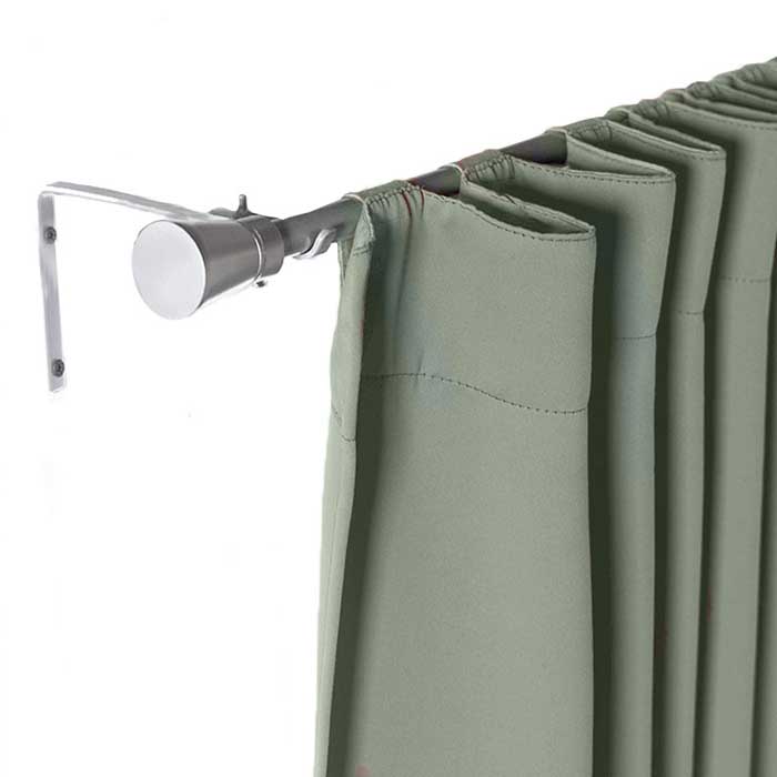 Set De Cortinas Para Sala | Cortinas Blackout Verdes + Cortinero