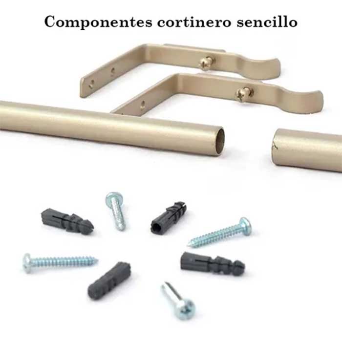 Set De Cortinas Para Sala | Cortinas Blackout Verdes + Cortinero