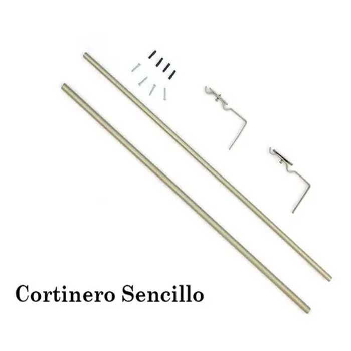 Set De Cortinas Para Sala | Cortinas Blackout Verdes + Cortinero