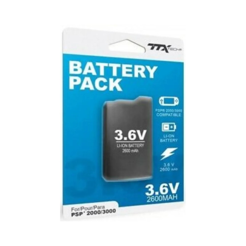 Batería PSP 2600 maH 40% más capacidad