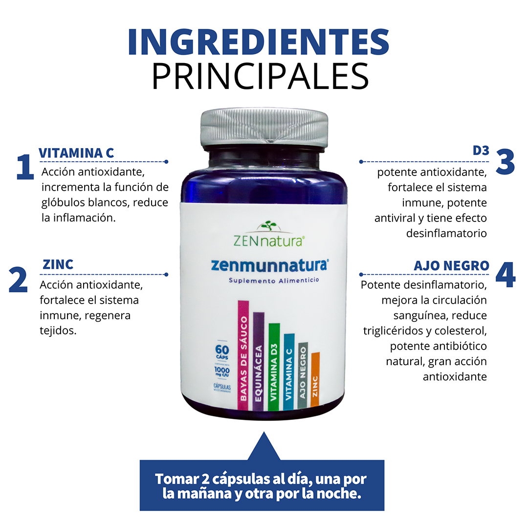 ZEN MUN 60 CÁPSULAS ZEN NATURA